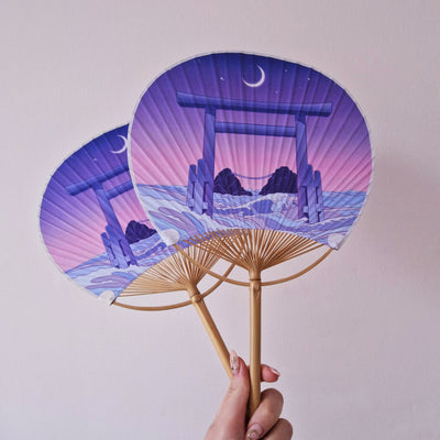 Floating World Japanese Fan