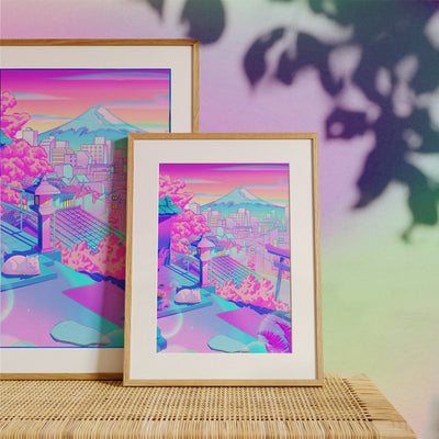 Fuji Blossom - Holographic Print