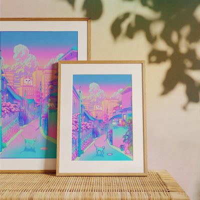 NekoCity - Holographic Print