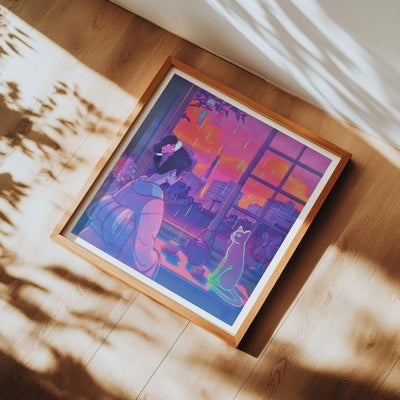 Rainy Season - Holographic Print