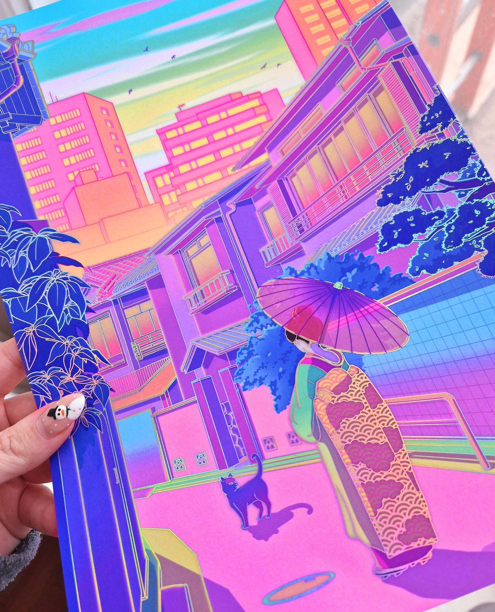 The Encounter - Holographic Print