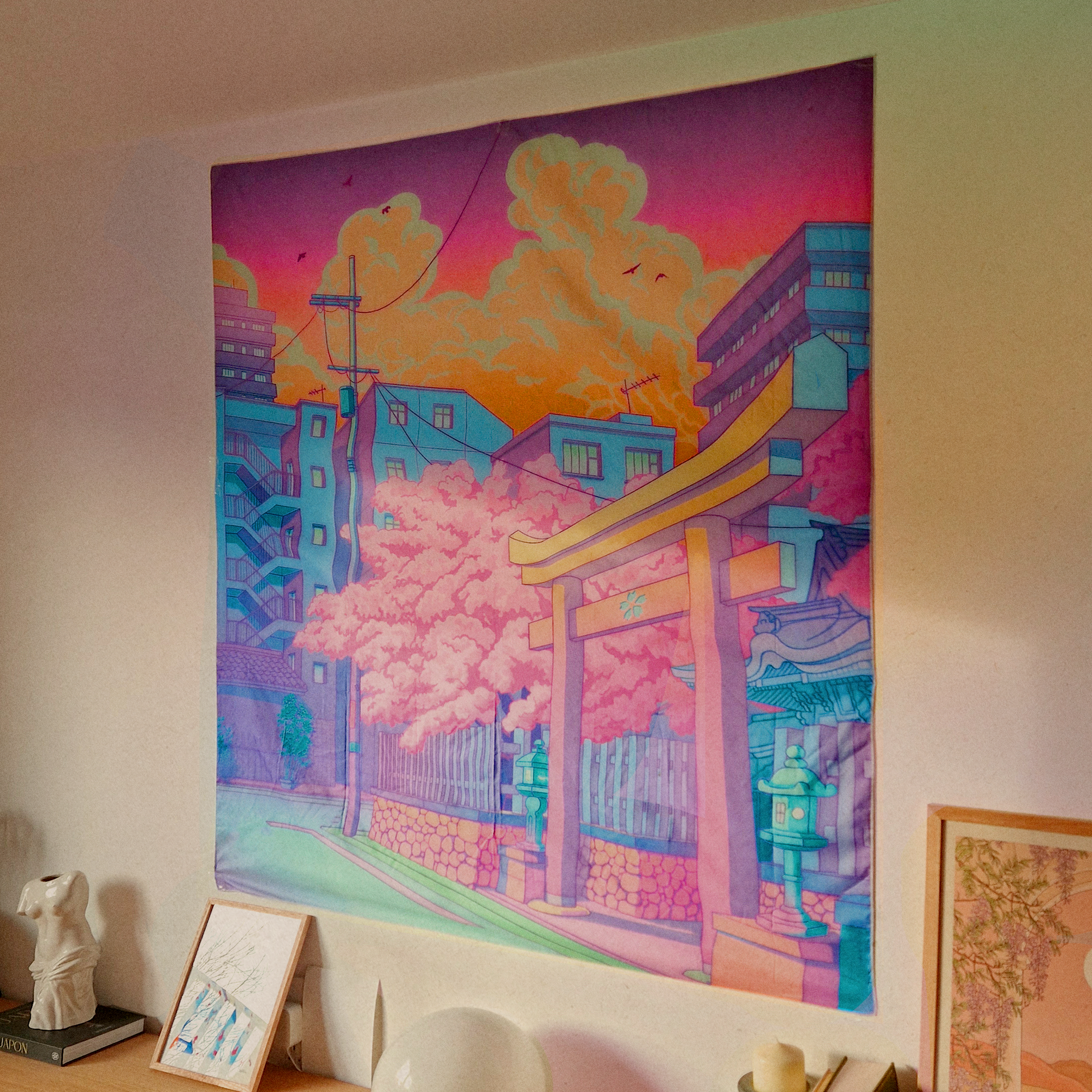 Sakura Jinja - Wall Hanging