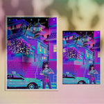 Asakusa Night - Holographic Print