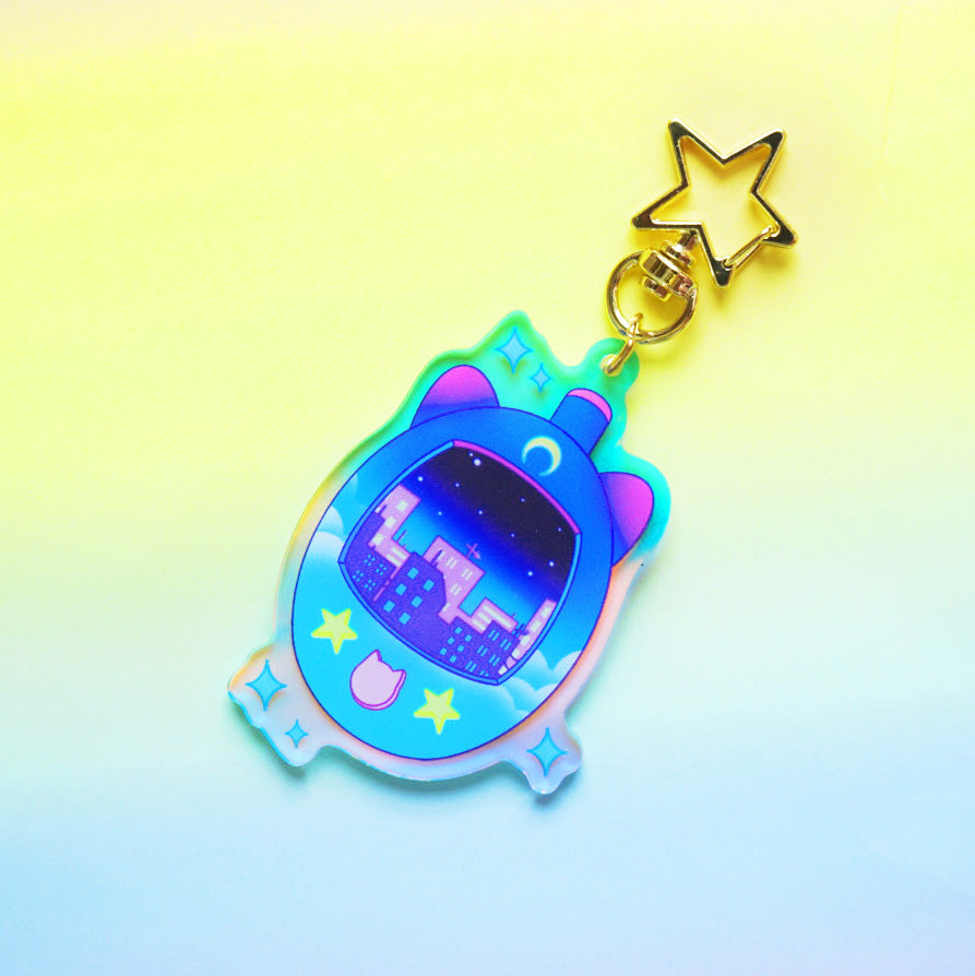 TamagoCity Rainbow Keychain