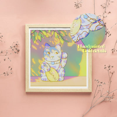 Maneki Kintsugi,  with Gold details