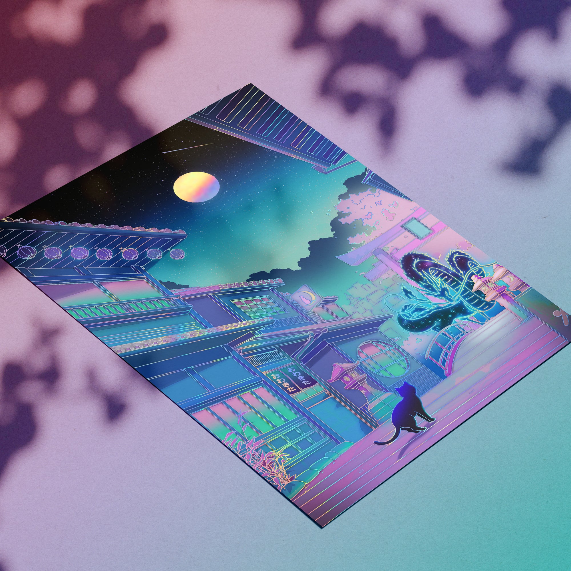 Kohaku Holographic print