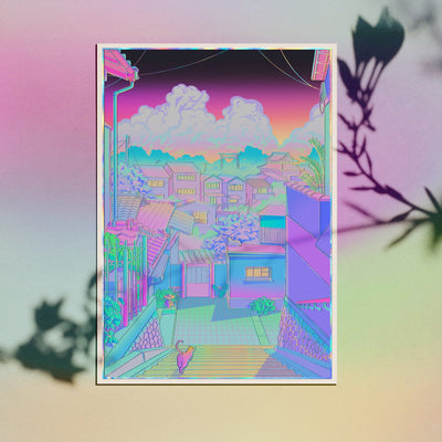 Kyoto Path - Holographic Print