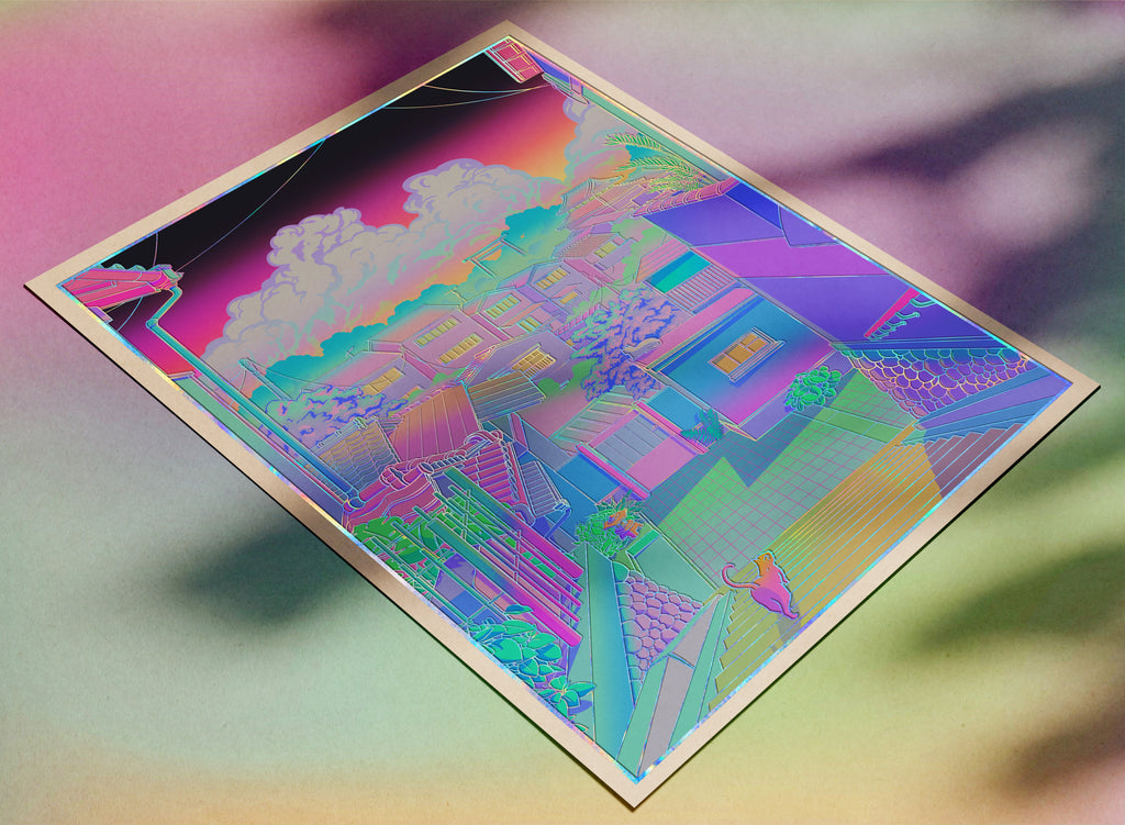 Kyoto Path - Holographic Print