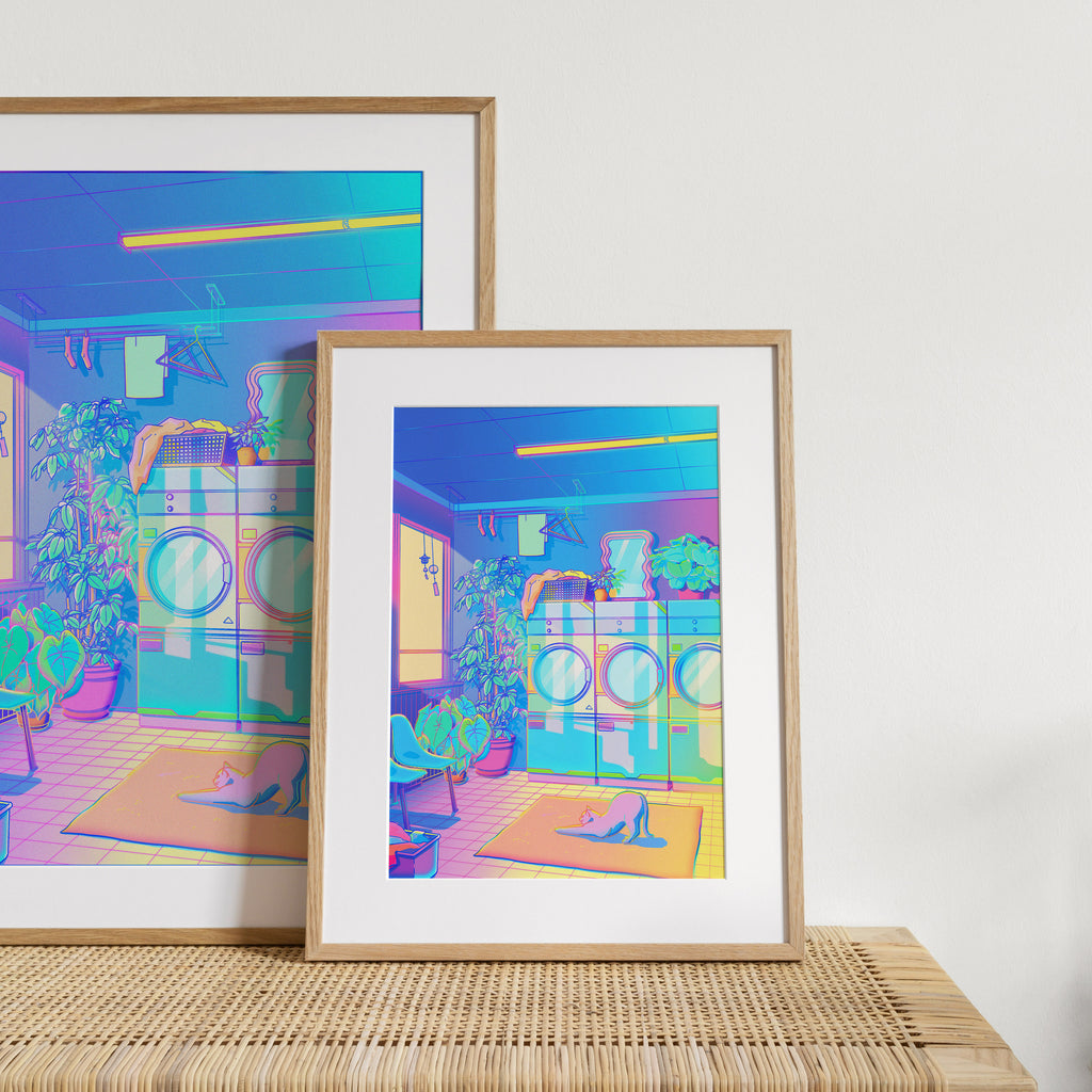Laundry Blues - Holographic Print