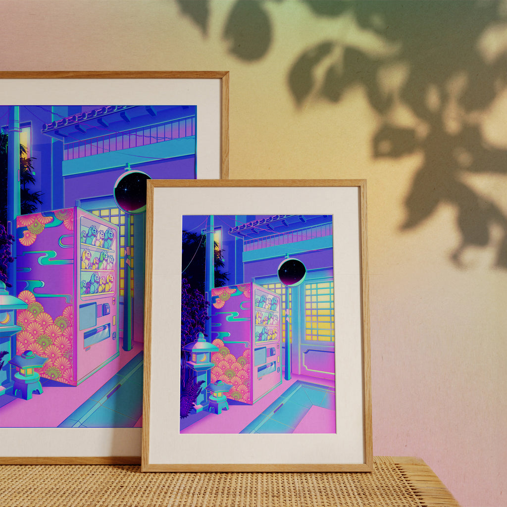 Maneki Machine Holographic Print