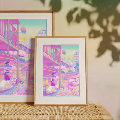 Nekosaki Holographic Print