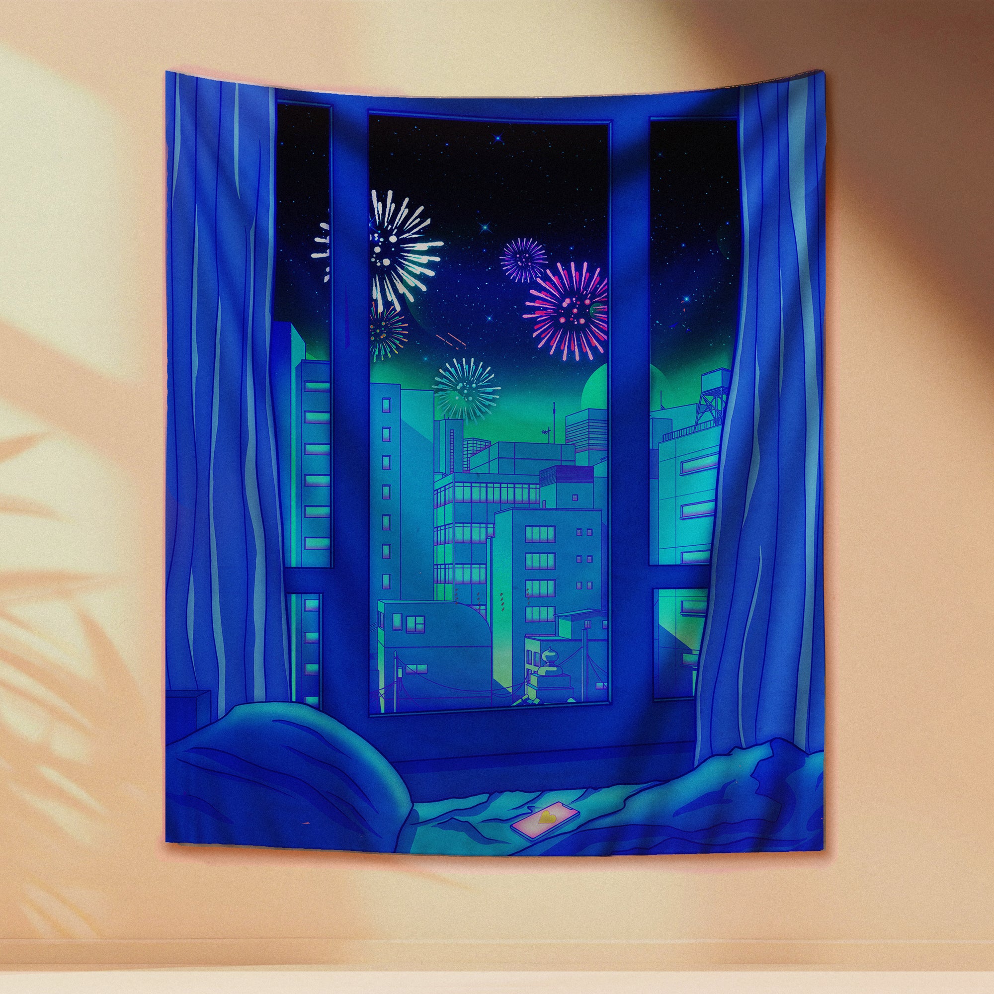 Tokyo Summer Night - Wall Hanging