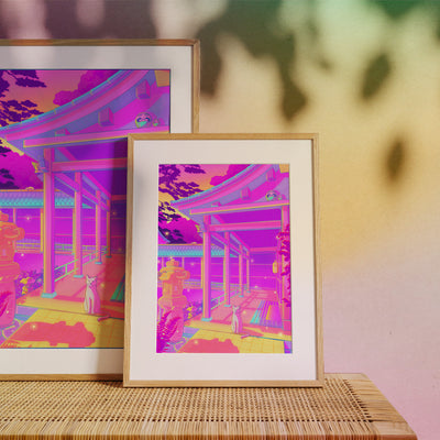 Welcoming Dawn - Holographic Print