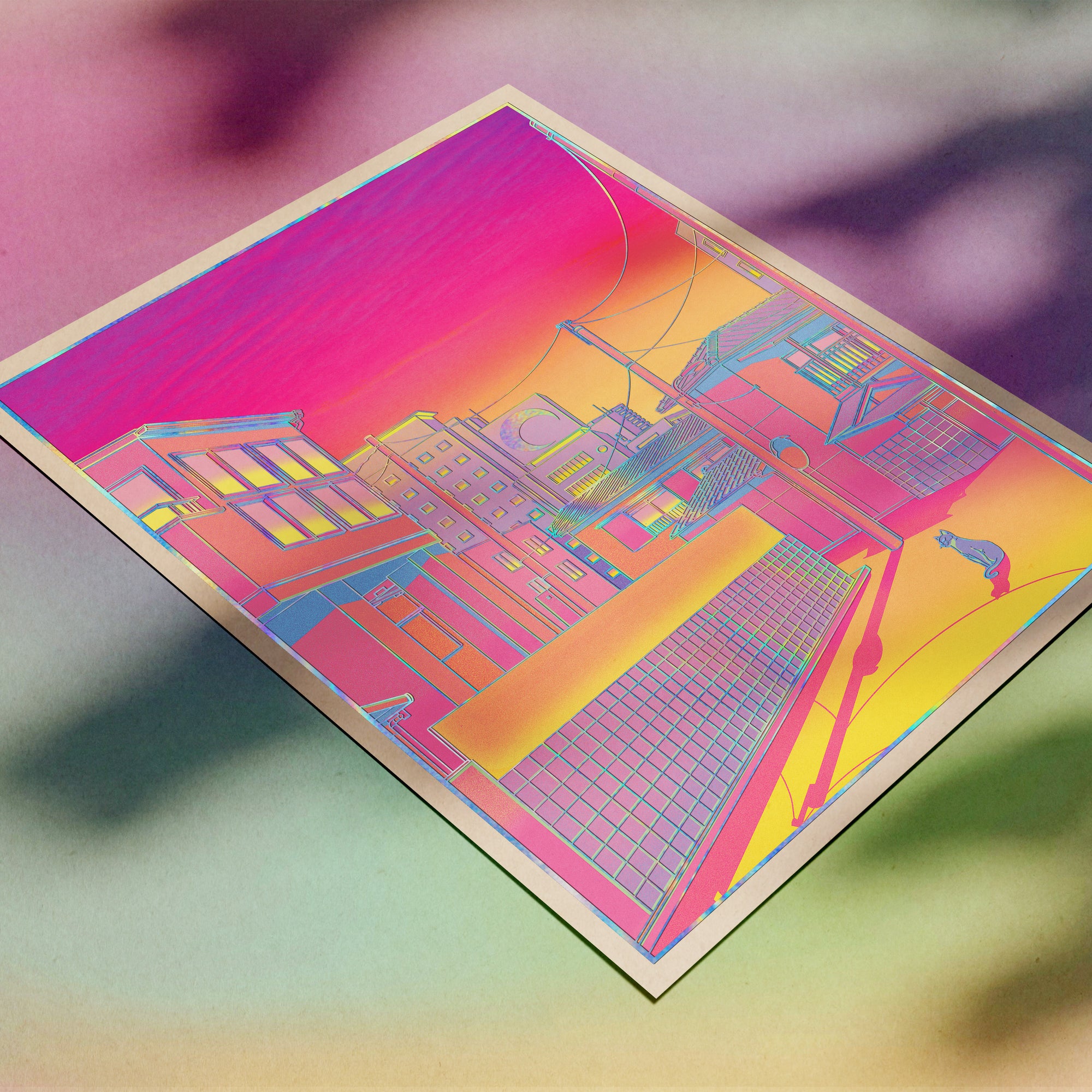 Yanaka Path - Holographic Print